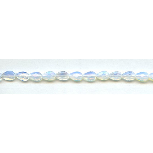 267-1032 Opalite <br>6x9 Faceted Flat Pear