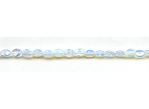 Opalite 5x7 Faceted Flat Oval