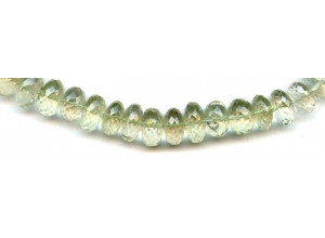 Green Amethyst 9-12mm Faceted Rondell