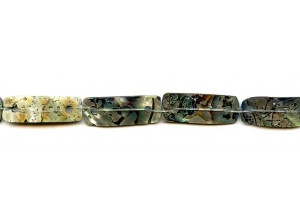 Abalone 8-10x Flat Rectangle