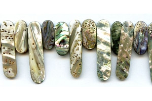 Abalone 20-40x Flat Oval Drop