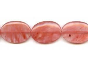 Cherry Quartz 25x35 Flat Oval