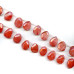 276-1075 Cherry Quartz <br>20x-25x Faceted Pebble Drop