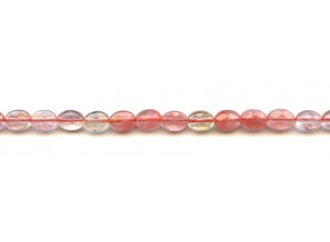 Cherry Quartz 6x8 Faceted Flat Oval