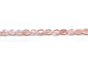 Cherry Quartz 6x9 Faceted Flat Pear