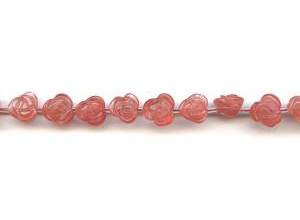 Cherry Quartz 10mm Flower