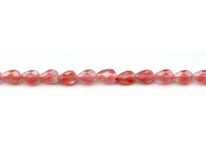 Cherry Quartz 6x9 Faceted Flat Pear