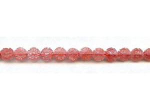 Cherry Quartz 8-9mm Flower