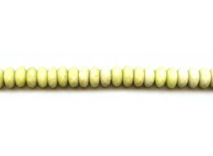 Lemon Jade 10mm Faceted Rondell