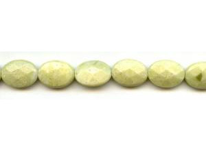 Lemon Jade 13x18 Faceted Flat Oval