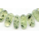 Green Tourmalinated Quartz