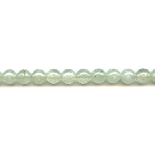 278-1028 Green Tourmalinated Quartz <br>10mm Round