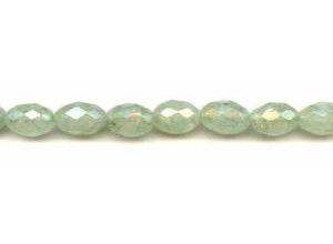 Green Tourmalinated Quartz 10x15 Faceted Oval