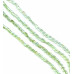 278-1063 Green Tourmalinated Quartz <br>8x10 Strip-faceted Oval Tube