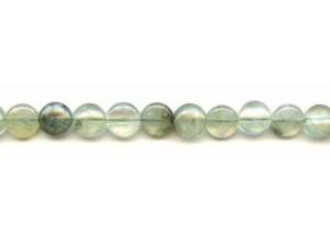 Green Tourmalinated Quartz 10mm Dime