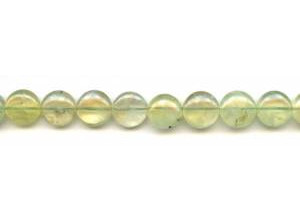 Green Tourmalinated Quartz 12mm Dime