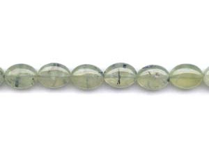 Green Tourmalinated Quartz 12x16 Oval Pebble