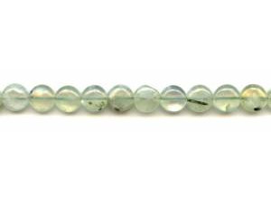 Green Tourmalinated Quartz 10mm Dime