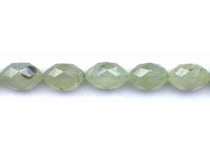 Green Tourmalinated Quartz 13x20 Faceted Oval