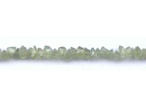 Green Tourmalinated Quartz 8x Faceted Chips