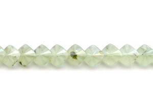 Green Tourmalinated Quartz 12x12 Faceted Square Lentil