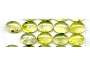 Green Tourmalinated Quartz 13x18 Oval Cabochon