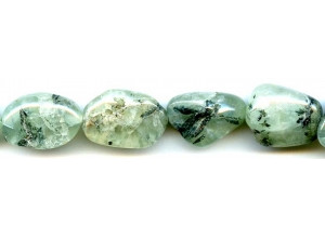 Green Tourmalinated Quartz 18x Tumble Nugget