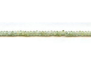 Green Tourmalinated Quartz 5mm Faceted Rondell