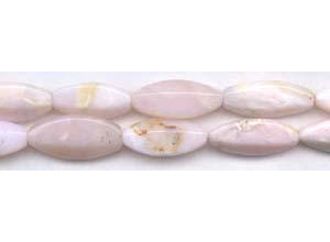 Pink Opal 12x24 Ridged Flat Oval