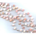 282-1017 Pink Opal <br>10x15 Flat Pear Drop