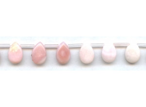 Pink Opal 10x15 Flat Pear Drop