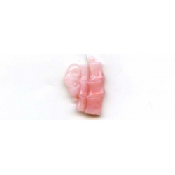 Pink Opal 34x24 Carved Pendant