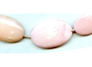 Pink Opal 12-30x Flat Oval