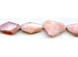 Pink Opal 12-18x Faceted Flat Nugget