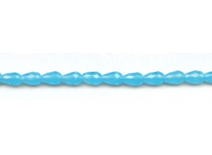 Turquoise Quartz 6x9 Faceted Teardrop