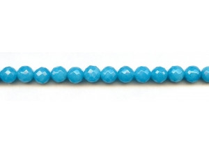 Turquoise Quartz 8mm Faceted Round