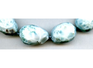 Larimar 18-22x Faceted Nugget