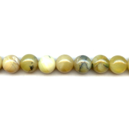 289-1007 Yellow Opal <br>14mm Round