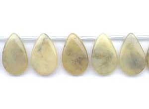 Yellow Opal 18x28 Flat Pear Drop