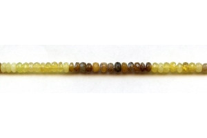 Yellow Opal 4-5mm Faceted Rondell