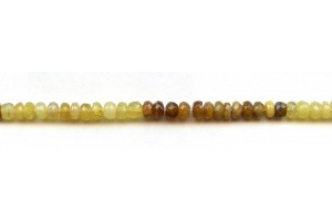 Yellow Opal 5mm Faceted Rondell