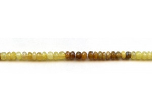 Yellow Opal 5mm Faceted Rondell