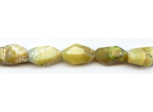 Yellow Opal 15x Faceted Nugget