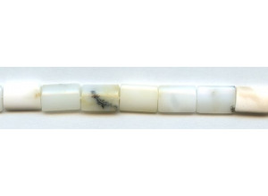 White Opal 10x14 Flat Tube