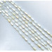 291-1052 White Opal <br>6x16 Faceted Teardrop