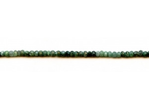 Emerald 4mm Faceted Rondell