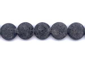 Black Lava 20mm Dime