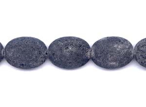 Black Lava 22x30 Flat Oval