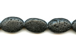 Black Lava 20x30 Flat Oval