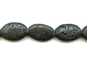 Black Lava 20x30 Flat Oval